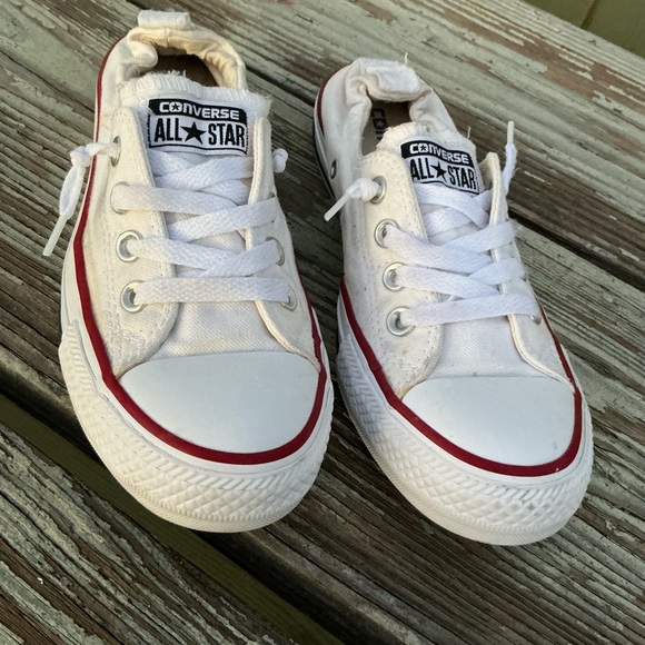 Converse Chuck Taylor Womens Shoreline Size 7.5 Sneaker Low White Slip On - Picture 4 of 10